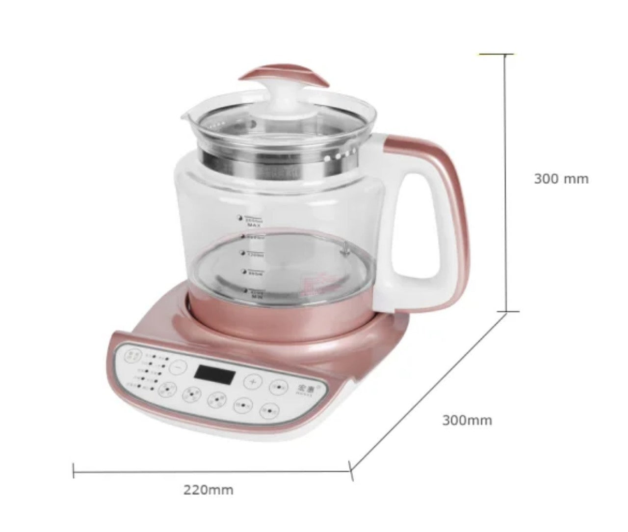 BIRD'S NEST GLASS STEAM POT - NỒI CHƯNG YẾN