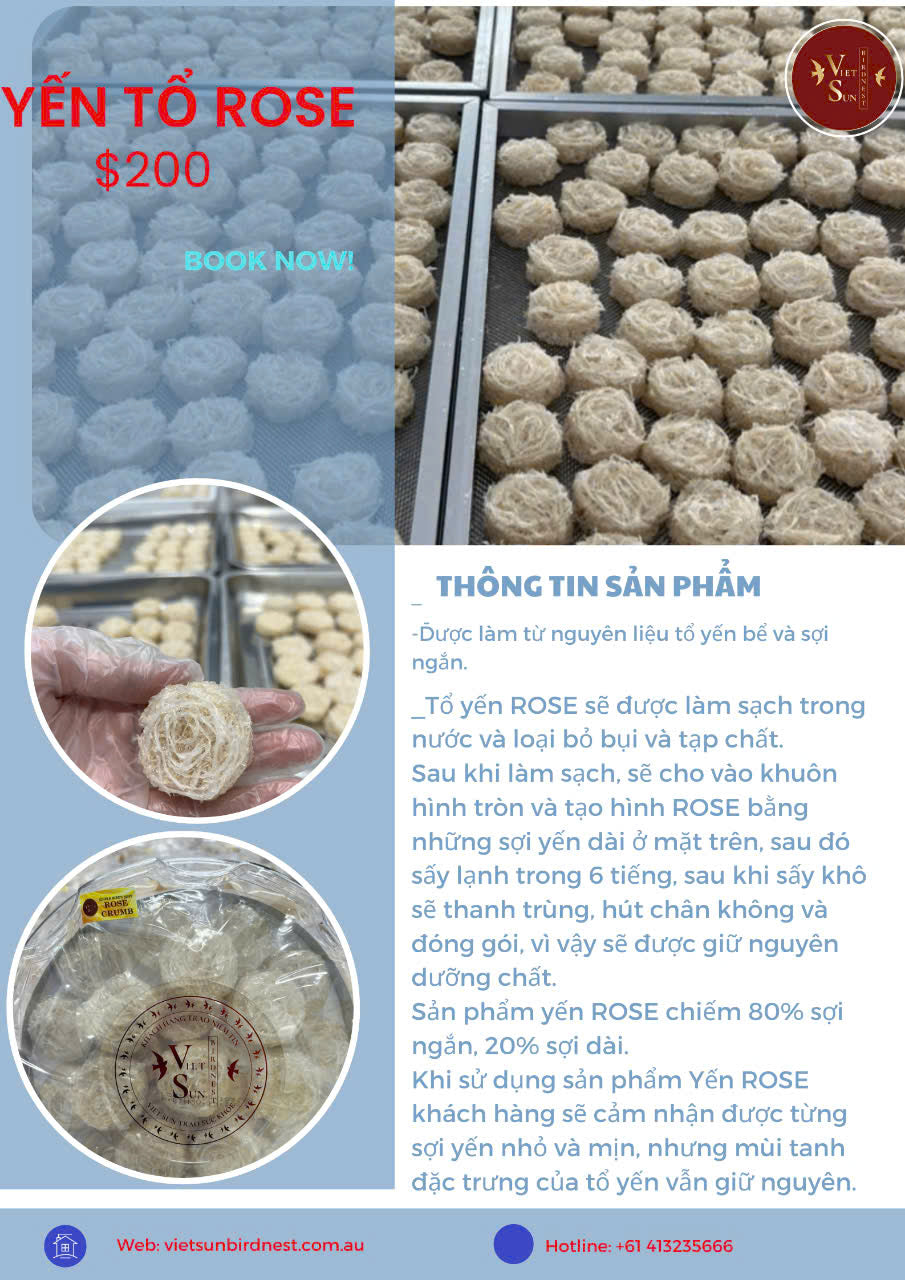 ROSE CRUMS EDIBLE BIRD'S NEST