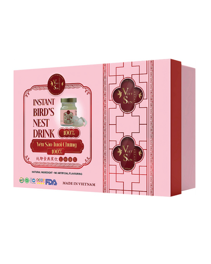 PROMOTION BUY 1 FREE 1 - BUY : [AAAAA] A5-Shaped Bird Nest FREE :  INSTANT BIRD'S NEST DRINK WITH ROCK SUGAR – 100%