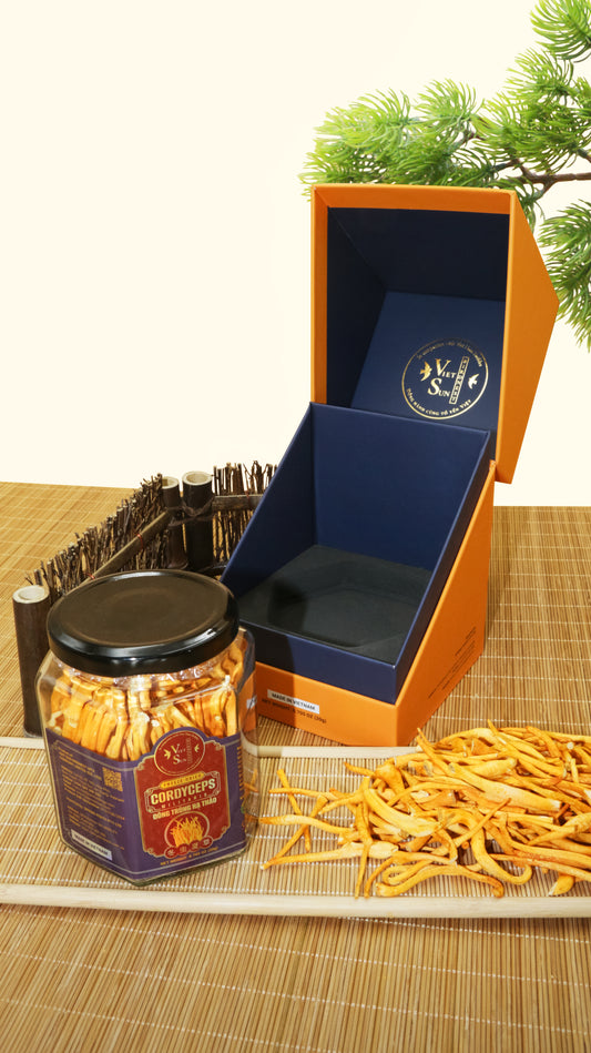 FREEZE DRIED CORDYCEPS - ĐÔNG TRÙNG HẠ THẢO - 20GR