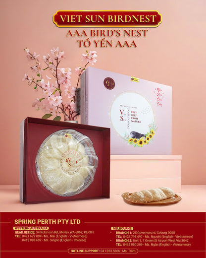 PROMOTION - BUY 1 FREE 1 - BUY: [AAA] 1-Layer Fiber Shaped Bird Nest +1-Layer Crum FREE : INSTANT BIRD'S NEST DRINK WITH ROCK SUGAR – 100%