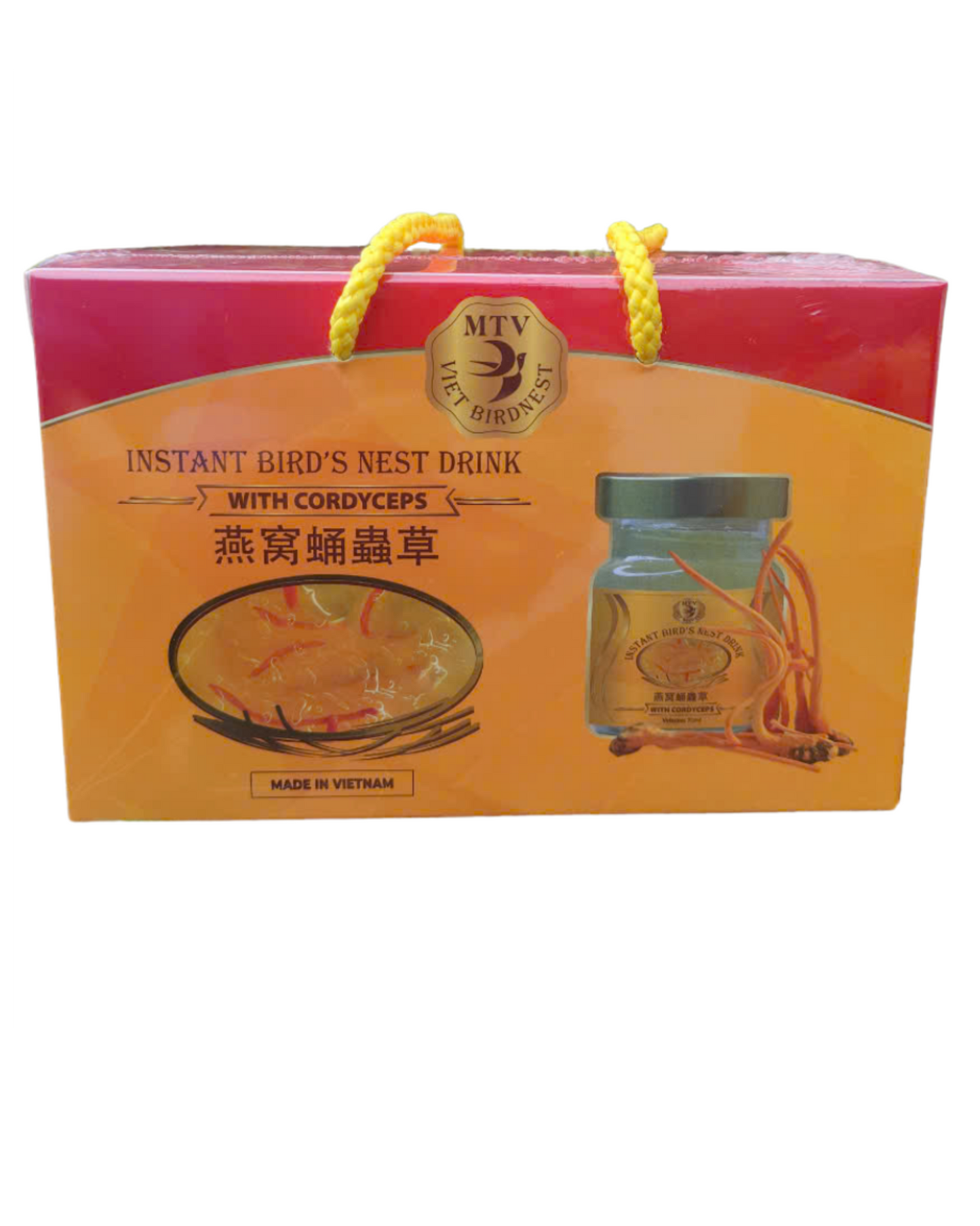 INSTANT BIRD’S NEST WITH CORDYCEPS 70ml 35 - 6 BOTTLES (YẾN HỦ ĐÔNG TRÙNG HẠ THẢO 70ml 35 - 6 HỦ)