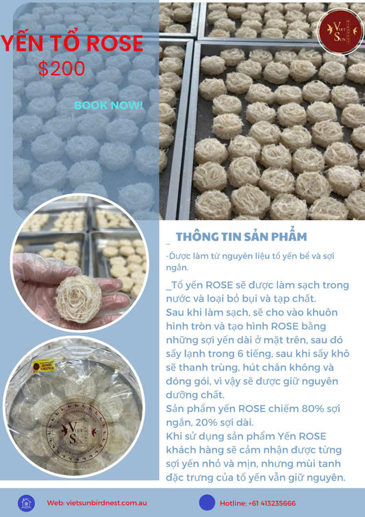 ROSE CRUMS EDIBLE BIRD'S NEST